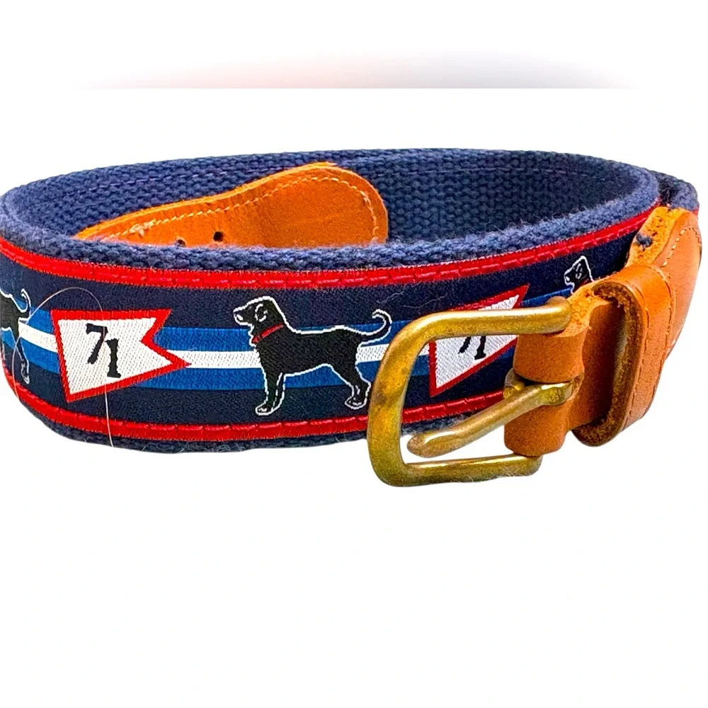 *RARE* The Black Dog Martha’s Vineyard Belt Size 25 Inches